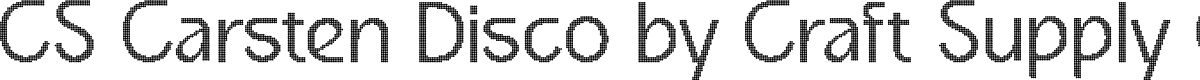 CSCarstenDisco-Regular Demo