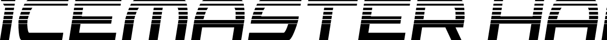 Icemaster Halftone Semi-Italic
