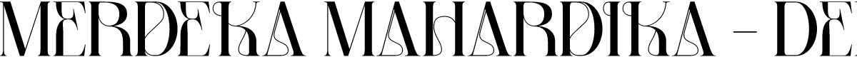 Merdeka Mahardika - Demo Version Regular