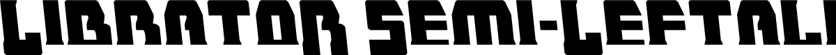 Librator Semi-Leftalic