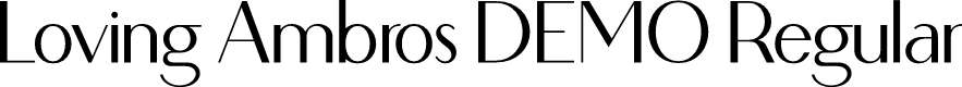 Loving Ambros DEMO Regular