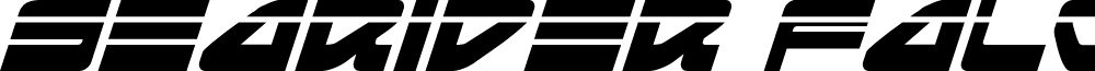 Searider Falcon Laser Italic