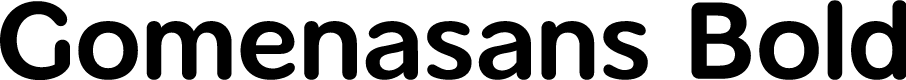 Gomenasans Bold