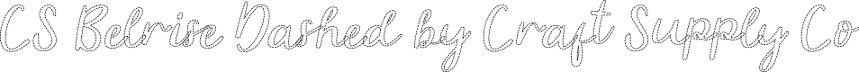 CS Belrise Dashed Regular Demo