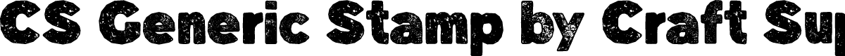 CS Generic Stamp Regular Demo