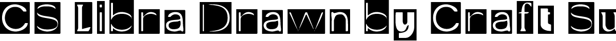 CSLibraDrawn-Regular Demo