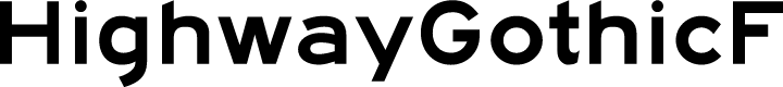 HighwayGothicF