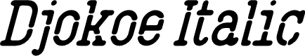 Djokoe Italic