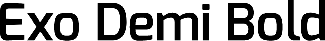 Exo Demi Bold