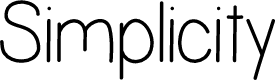 Simplicity
