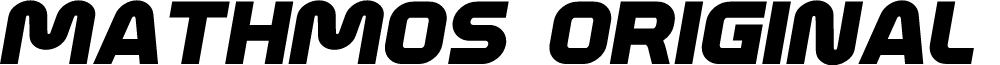 Mathmos Original Italic