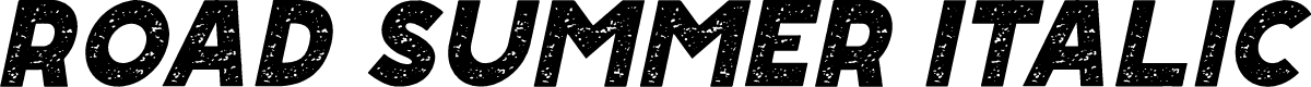 Road Summer Italic