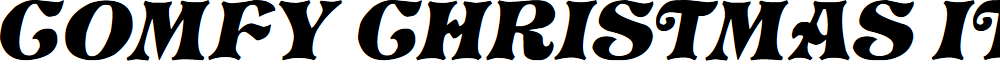 Comfy Christmas Italic