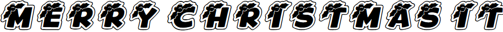 Merry Christmas Italic