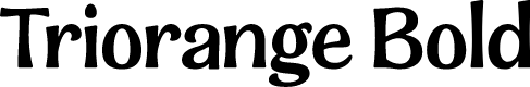 Triorange - Personal Use Bold