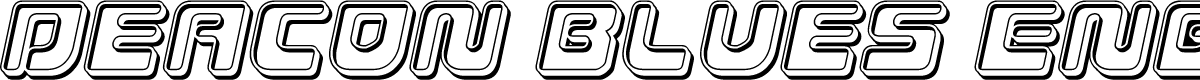 Deacon Blues Engraved Italic