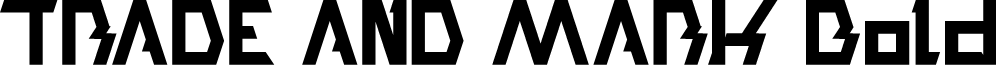 TRADE AND MARK Bold