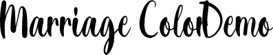 Marriage Color Demo