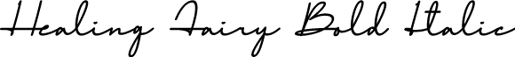 Healing Fairy Bold Italic