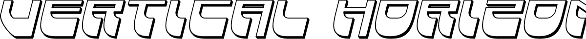 Vertical Horizon 3D Italic