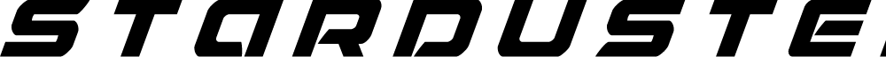 Starduster Title Italic