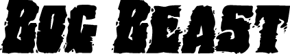 Bog Beast Expanded Italic