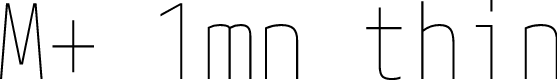M+ 1mn thin