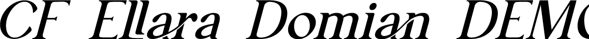 CF Ellara Domian DEMO Italic