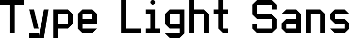 Type Light Sans
