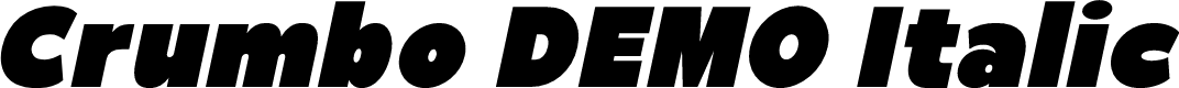 Crumbo DEMO Italic