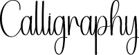Calligraphy