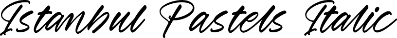 Istanbul Pastels Italic