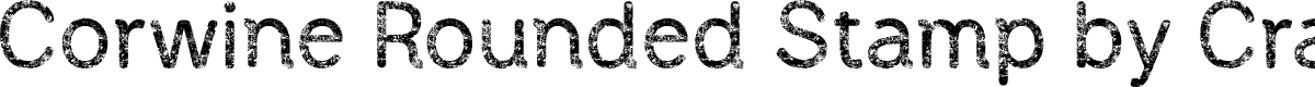CorwineRoundedStamp-Regular Demo