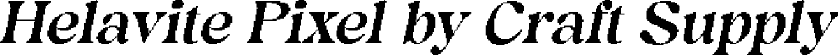 HelavitePixel-Regular Demo