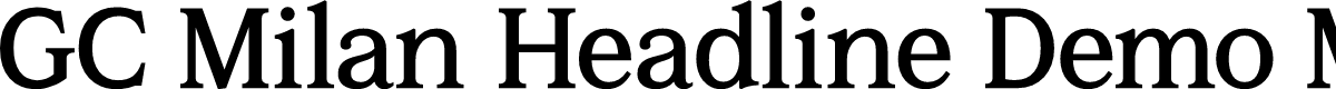 GC Milan Headline Demo Med Text
