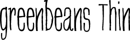 greenbeans Thin