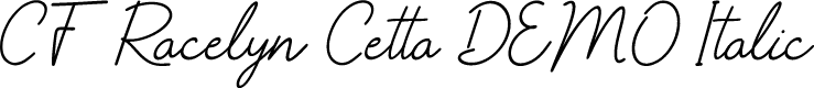 CF Racelyn Cetta DEMO Italic