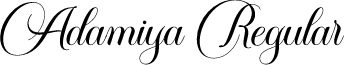Adamiya Regular