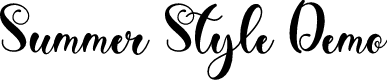 Summer Style Demo
