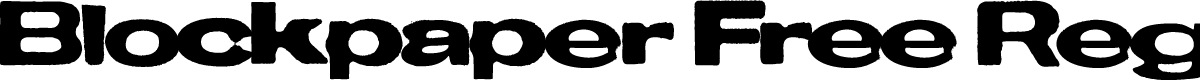 Blockpaper Free Regular