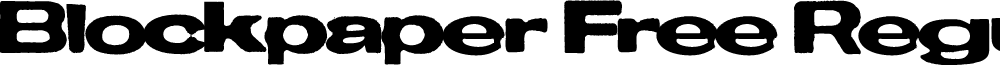 Blockpaper Free Regular