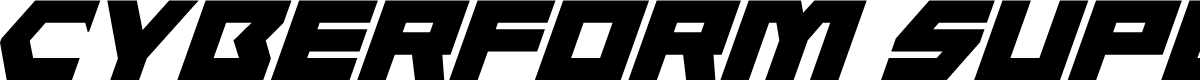 Cyberform Super-Italic