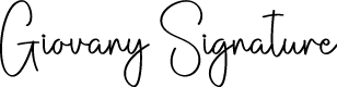 Giovany Signature