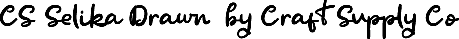 CSSelikaDrawn-Regular Demo