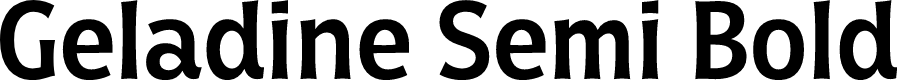 Geladine Semi Bold