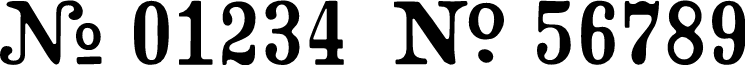 CrashNumberingSerif