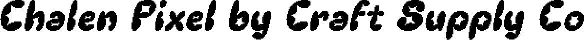 ChalenPixel-Regular Demo