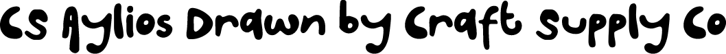 CSAyliosDrawn-Regular Demo