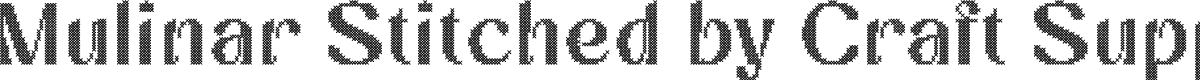 Mulinar Stitched Regular Demo