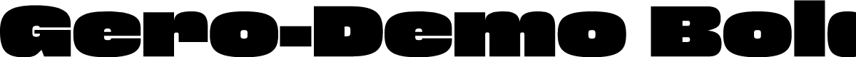 Gero-Demo Bold